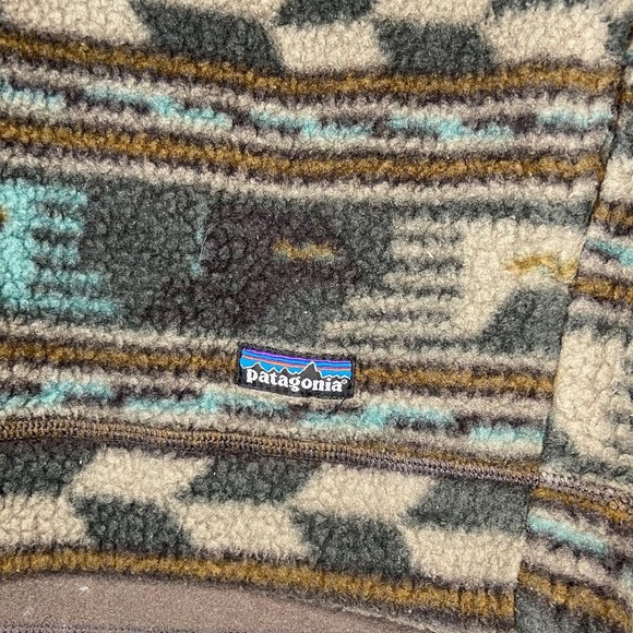 Patagonia Aztec Tribal Print 1/4 Zip Sweater Sz XS HTF Rare - Picture 4 of 8
